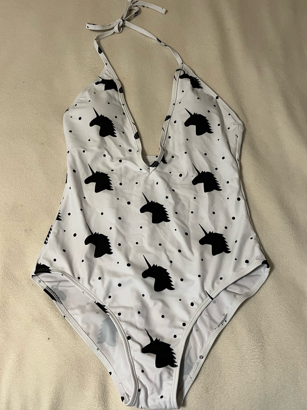 Pat Pat unicorn halter bathing suit sz small